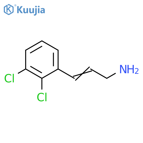 3-(2,3-dichlorophenyl)prop-2-en-1-amine structure
