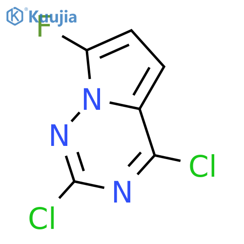 2,4-dichloro-7-fluoropyrrolo[2,1-f][1,2,4]triazine structure