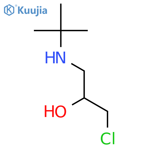 2-Propanol,1-chloro-3-[(1,1-dimethylethyl)amino]- structure