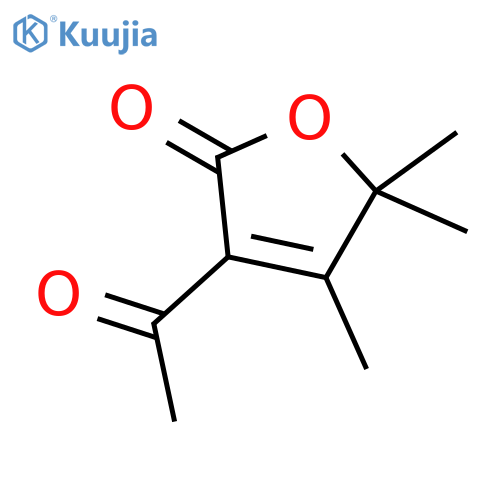 2(5H)-Furanone, 3-acetyl-4,5,5-trimethyl- structure