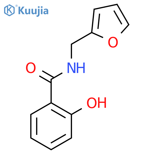 N-(2-Furylmethyl)-2-hydroxybenzamide structure