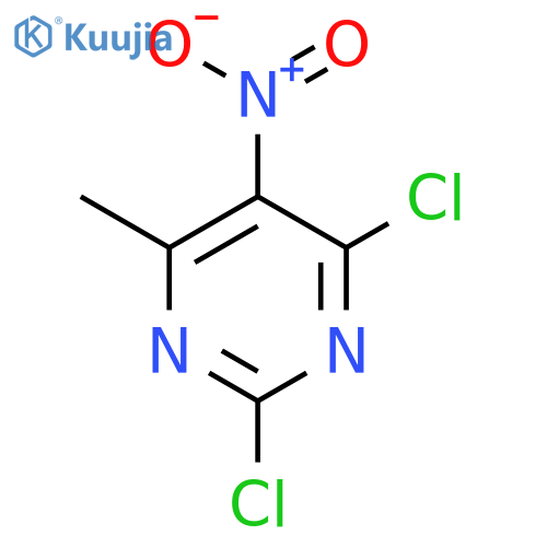 2,4-Dichloro-6-methyl-5-nitropyrimidine structure