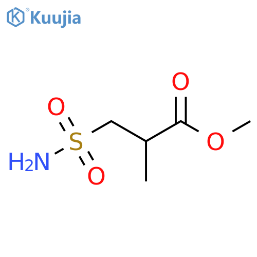 Methyl 2-methyl-3-sulfamoylpropanoate structure