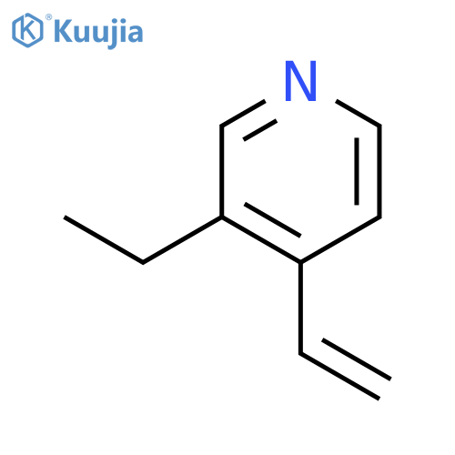 Pyridine,4-ethenyl-3-ethyl- structure