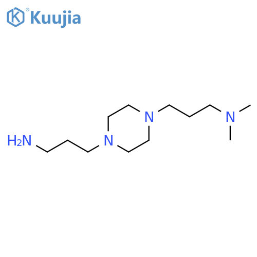 N1-(3-Dimethylaminopropyl)-N4-(3-aminopropyl)piperazine structure