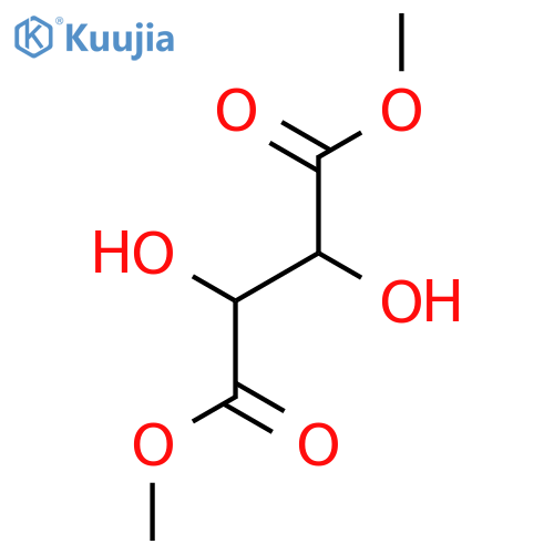 Dimethyl (2R,3R)-2,3-Dihydroxybutanedioate structure