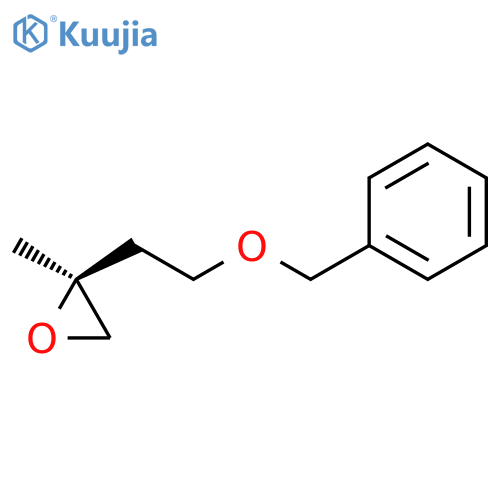 Oxirane, 2-methyl-2-[2-(phenylmethoxy)ethyl]-, (2S)- structure