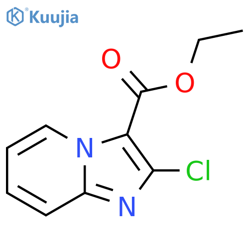 Ethyl 2-chloroimidazo[1,2-a]pyridine-3-carboxylate structure