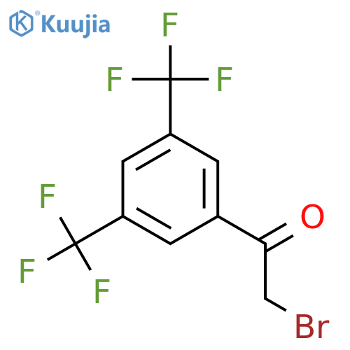 1-3,5-Bis(Trifluoromethyl)phenyl-2-bromoethanone structure