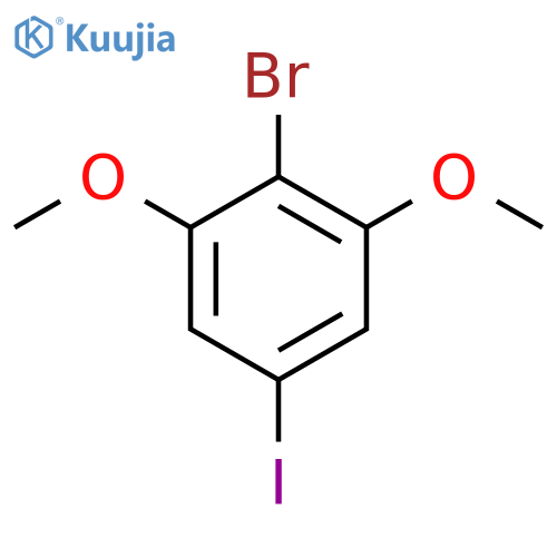 2-Bromo-5-iodo-1,3-dimethoxybenzene structure