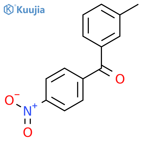 (3-methylphenyl)-(4-nitrophenyl)methanone structure