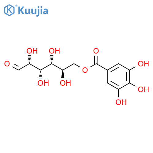 D-Glucose,6-(3,4,5-trihydroxybenzoate) structure