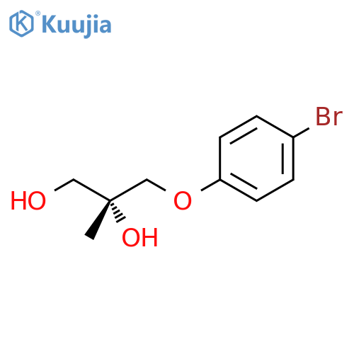 (R)-3-(4-Bromophenoxy)-2-methylpropane-1,2-diol structure