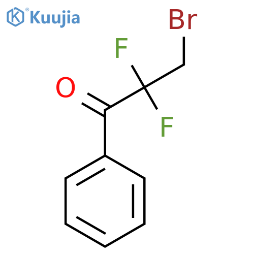 beta-Bromo-alpha,alpha-difluoropropiophenone structure