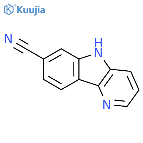 5H-Pyrido[3,2-b]indole-7-carbonitrile structure