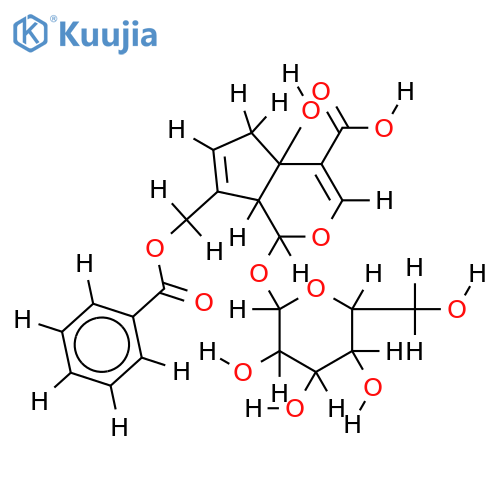 10-O-benzoyltheveside structure