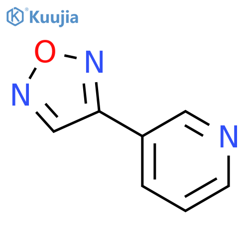 Pyridine, 3-(1,2,5-oxadiazol-3-yl)- (9CI) structure