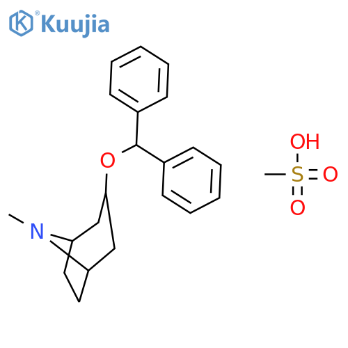 Benztropine mesylate structure