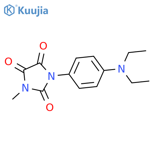 2,4,5-Imidazolidinetrione,1-[4-(diethylamino)phenyl]-3-methyl- structure