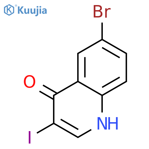 6-Bromo-3-iodoquinolin-4(1H)-one structure