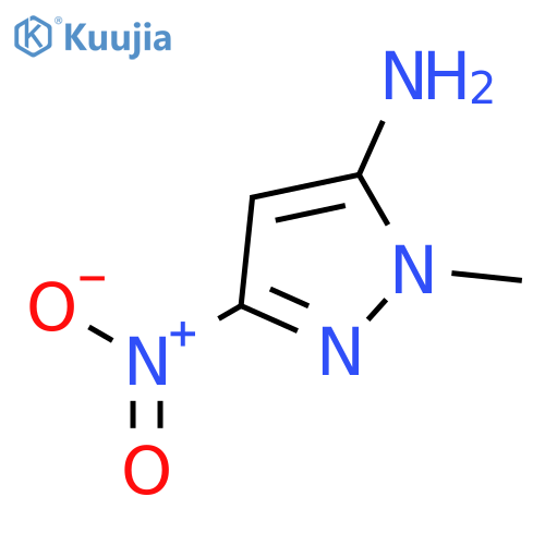 2-Methyl-5-nitro-2H-pyrazol-3-ylamine structure