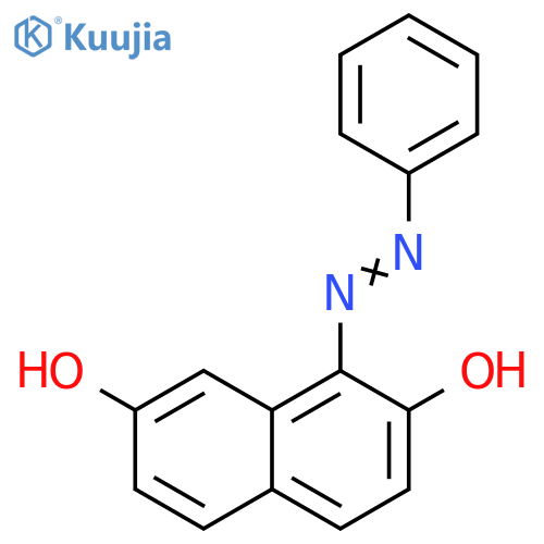 2,7-Naphthalenediol, 1-(phenylazo)- structure