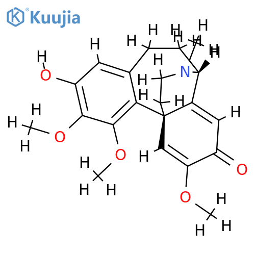 7,11a-(Iminoethano)-11aH-dibenzo[a,c]cyclohepten- 9(5H)-one,6,7-dihydro-3-hydroxy-1,- 2,10-trimethoxy-14-methyl-,(7S,11aR)- structure