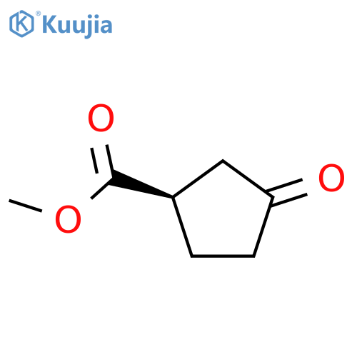 methyl (1R)-3-oxocyclopentane-1-carboxylate structure