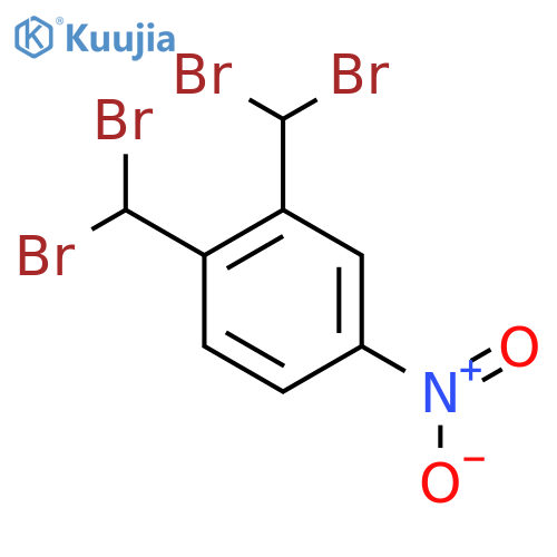 4-Nitro-alpha,alpha,alpha',alpha'-tetrabromo-o-xylene structure