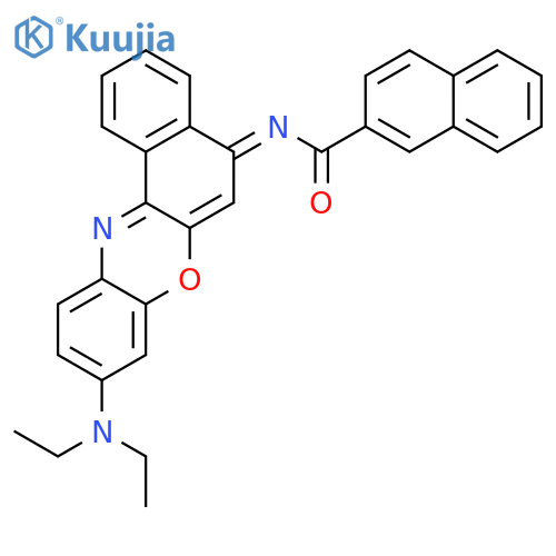 N-(9-(Diethylamino)-5H-benzo[a]phenoxazin-5-ylidene)-2-naphthamide structure