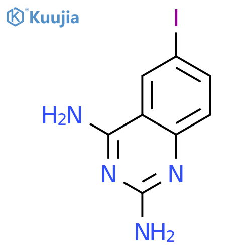 6-Iodoquinazoline-2,4-diamine structure
