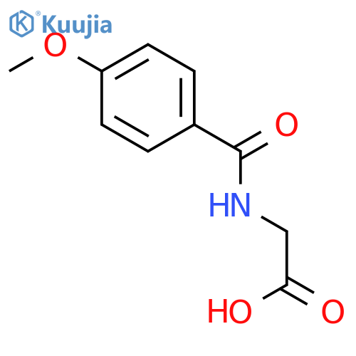 2-[(4-methoxyphenyl)formamido]acetic acid structure