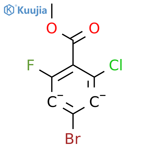 Methyl 4-bromo-2-chloro-6-fluorobenzoate structure