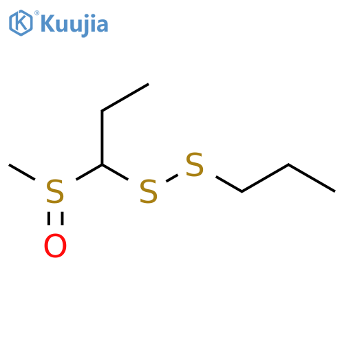 1-(methylsulfinyl)propyl propyl disulfide structure