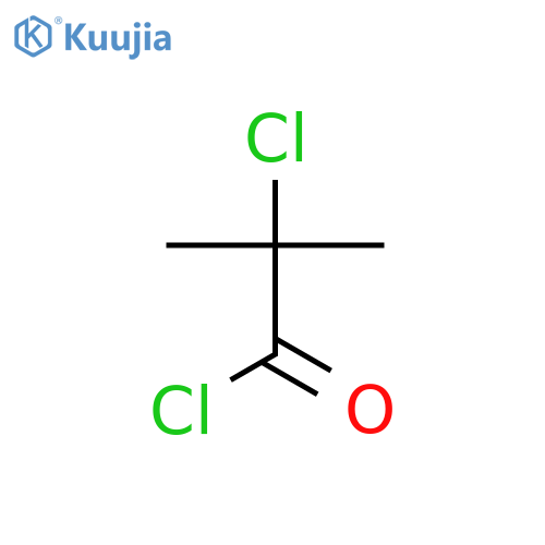 2-chloro-2-methylpropanoyl chloride structure