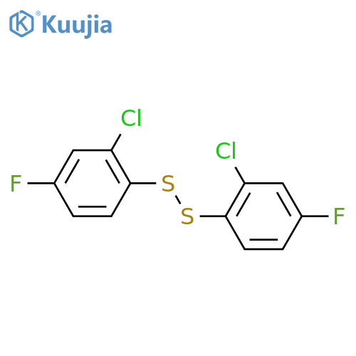 1,2-Bis(2-chloro-4-fluorophenyl)disulfane structure