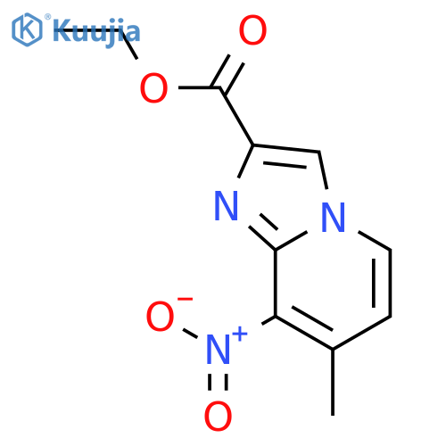 Ethyl 7-Methyl-8-nitroimidazo[1,2-a]pyridine-2-carboxylate structure