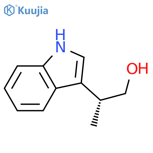 (2R)-2-(1H-indol-3-yl)propan-1-ol structure