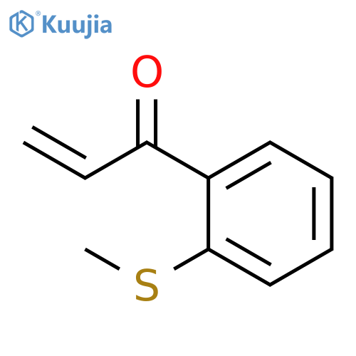 1-2-(methylsulfanyl)phenylprop-2-en-1-one structure