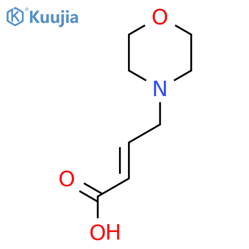 (E)-4-morpholinobut-2-enoic acid structure