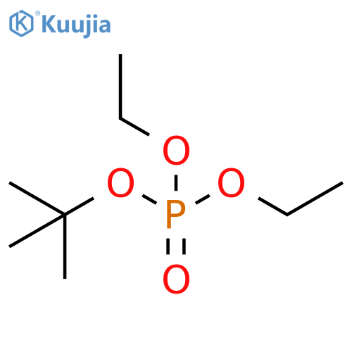 Phosphoric acid, 1,1-dimethylethyl diethyl ester structure
