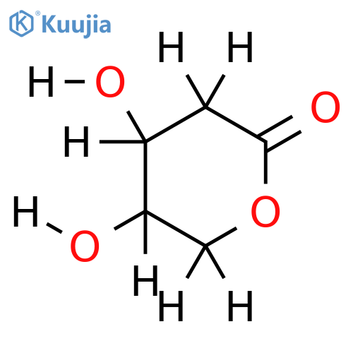 2-Deoxy-L-ribopyranolactone structure