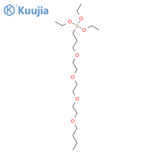 3-[2-[2-(2-butoxyethoxy)ethoxy]ethoxy]propyl-triethoxy-silane structure
