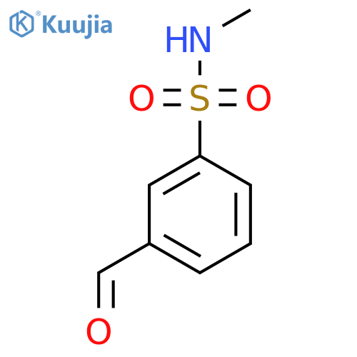 3-formyl-N-methylbenzene-1-sulfonamide structure