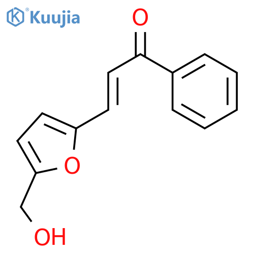 2-Propen-1-one, 3-[5-(hydroxymethyl)-2-furanyl]-1-phenyl- structure