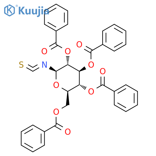 2,3,4,6-Tetra-O-benzoyl-b-D-glucopyranosyl Isothiocyanate structure