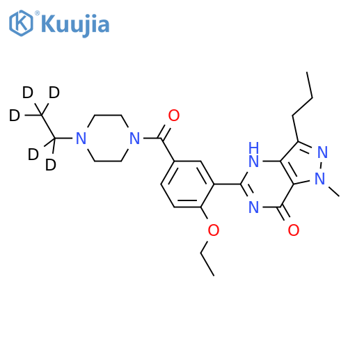 Fondenafil-d5 structure