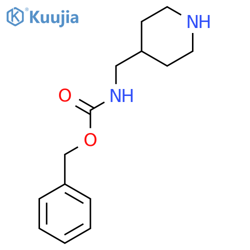 Benzyl (piperidin-4-yl)methylcarbamate structure