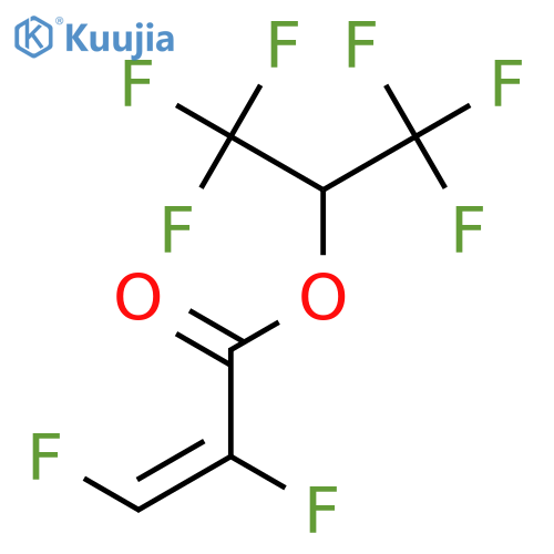 1,1,1,3,3,3-Hexafluoropropan-2-yl (E)-2,3-difluoroprop-2-enoate structure