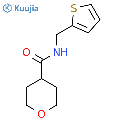 N-[(thiophen-2-yl)methyl]oxane-4-carboxamide structure